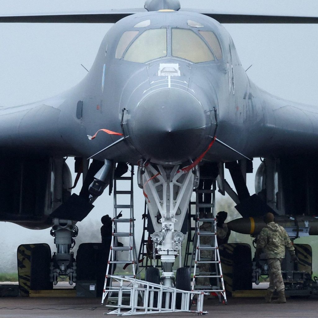 As American Bombers Take Off From R.A.F. Fairford in UK, Iraq War Looms Large