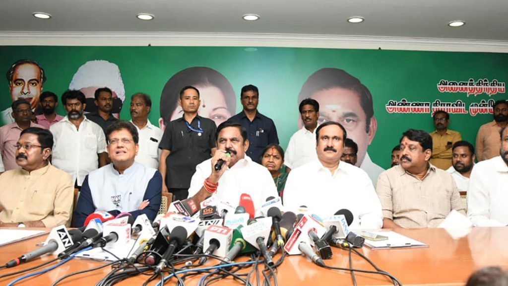 How EPS called the shots in TN deal: Denial of Annamalai seat to tough belts for NDA