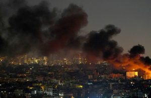 Aftermath of Israeli strikes on Beirut's southern suburbs