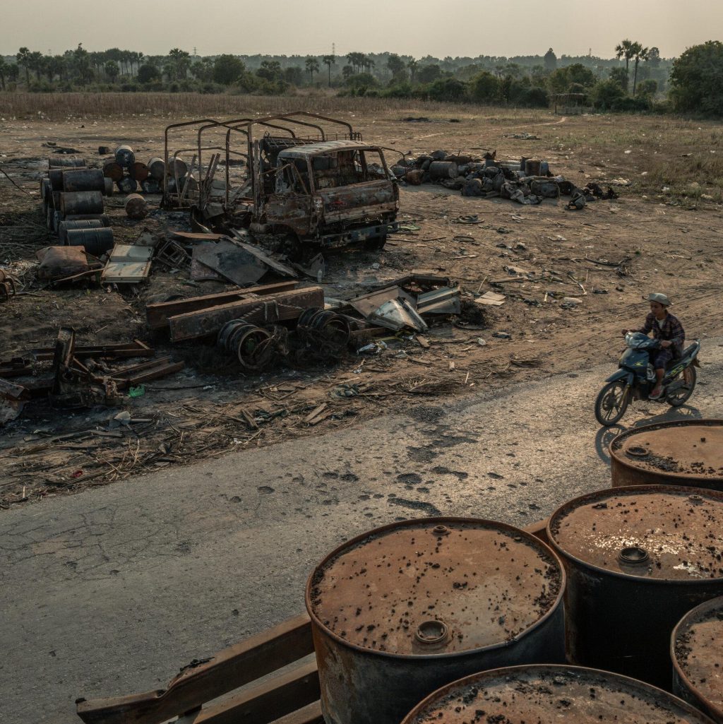 In Myanmar, Even Flowers Stoke Fear