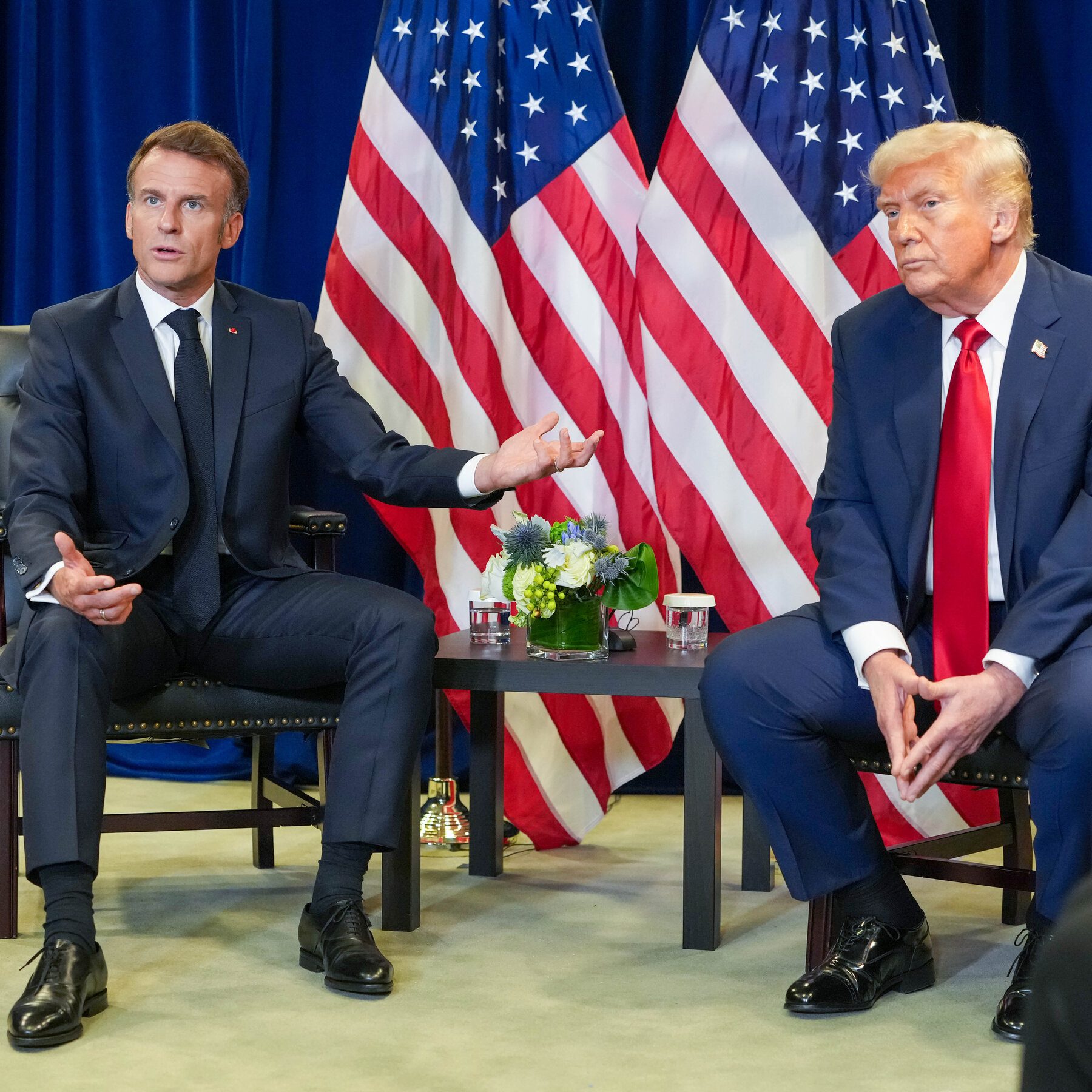 French President Emmanuel Macron Clashes with Trump Over NATO and Iran Rhetoric