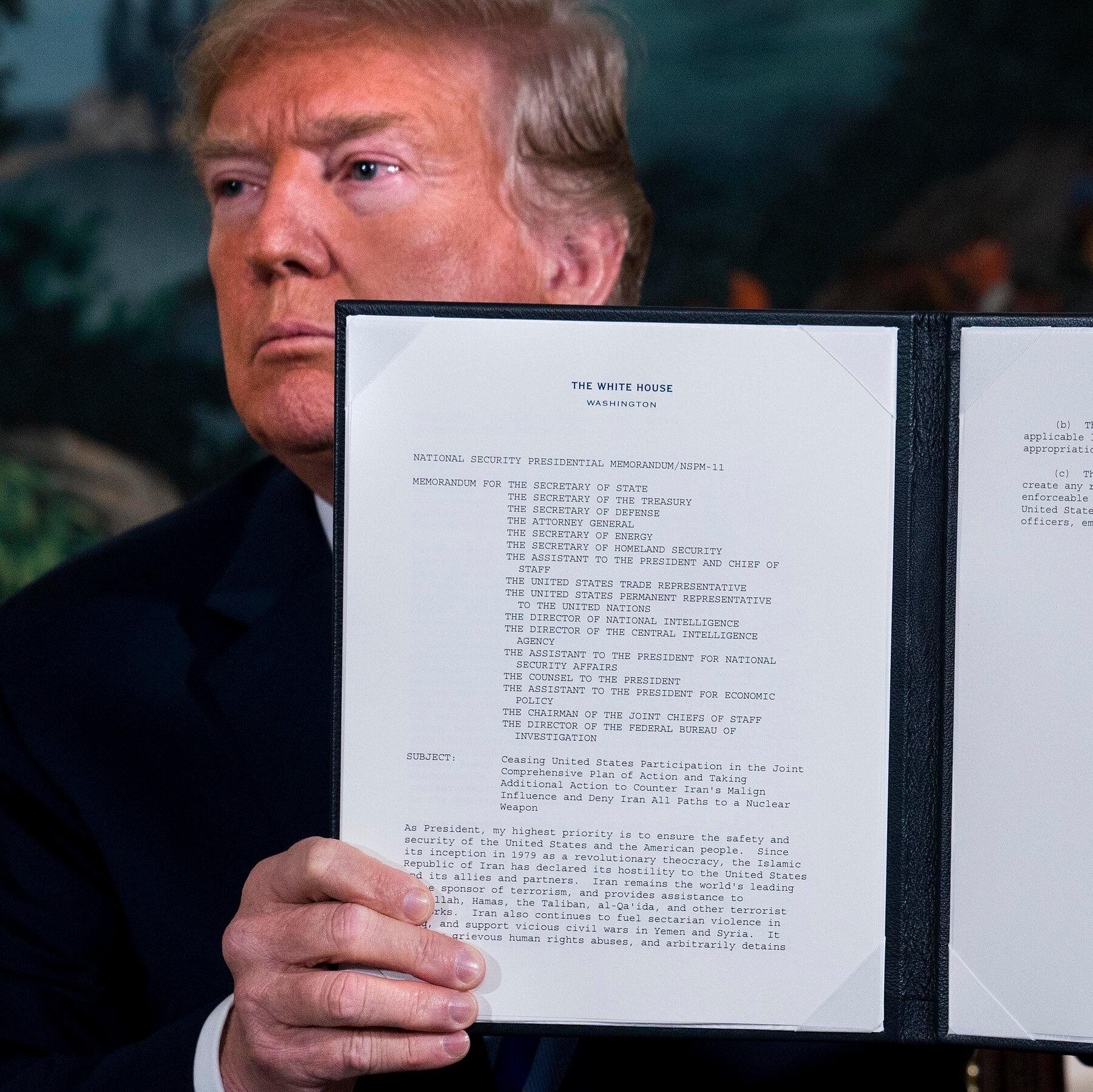 Tehran Families Reel as Trump Tears Up Iran Nuclear Deal Amid Global Backlash