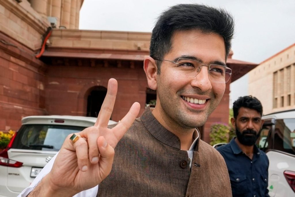 Raghav Chadha Orchestrates AAP's Rajya Sabha Coup Amidst BJP Crisis in New Delhi