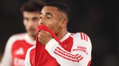 Arsenal’s Quadruple Dreams Shattered: Gunners Suffer Back-to-Back Defeats for First Time This Season