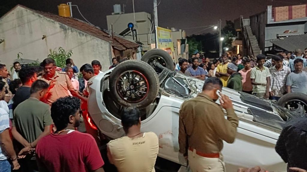 Drunk driver rams car into group of people in Chikkamagaluru; 7-year-old girl dead, seven others injured