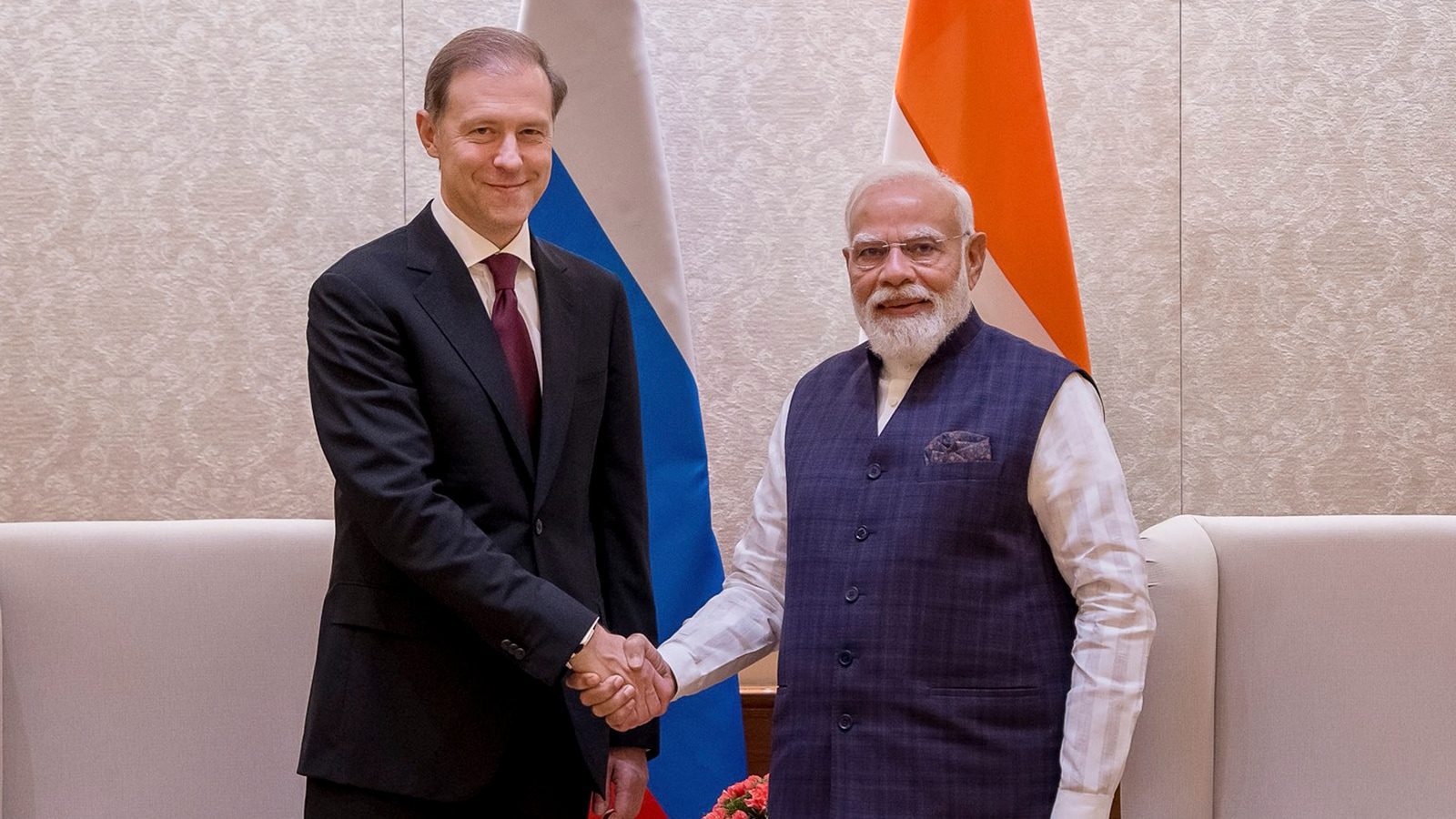 Russia’s First Deputy Prime Minister Meets Indian Prime Minister to Strengthen Trade Relations