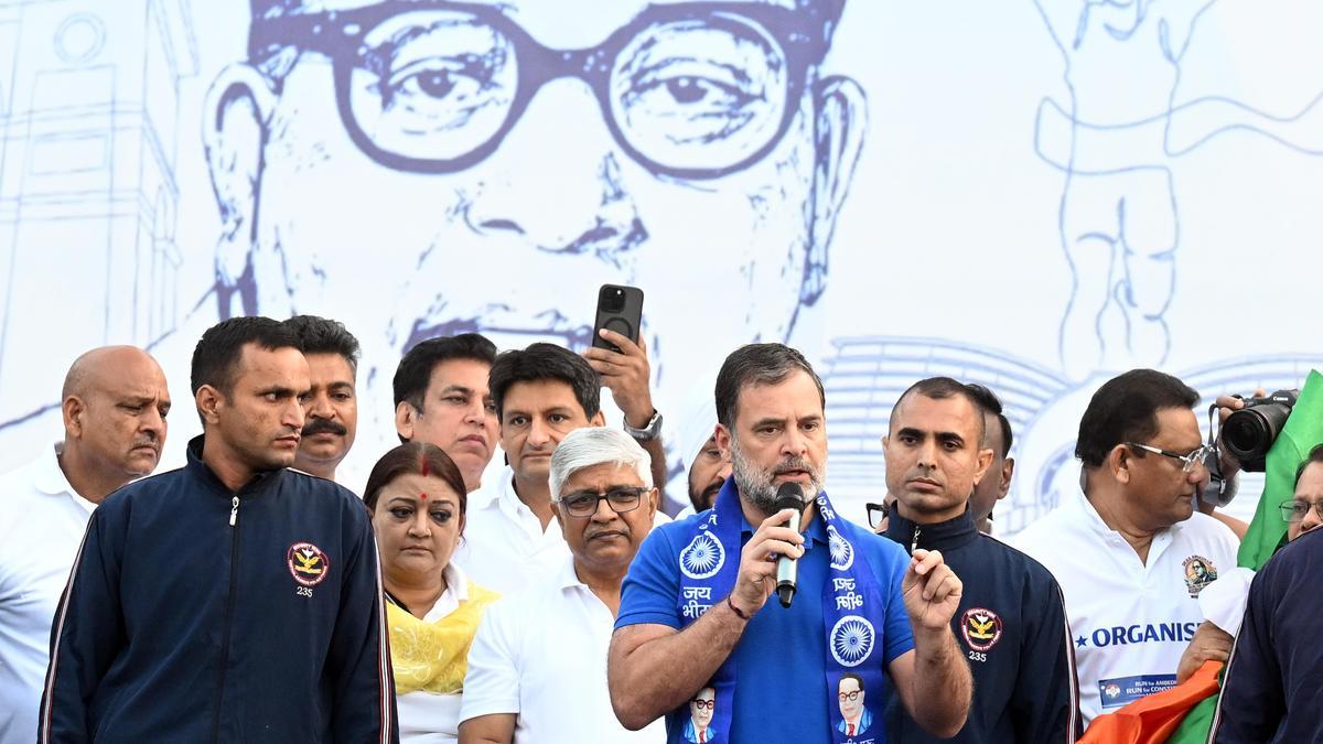 Rahul Gandhi Criticizes RSS-BJP, Alleges Intent to Undermine India’s Constitution