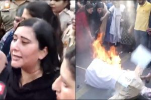 Bansuri Swaraj Among BJP MPs Detained During Protest March Towards Rahul Gandhi's House
