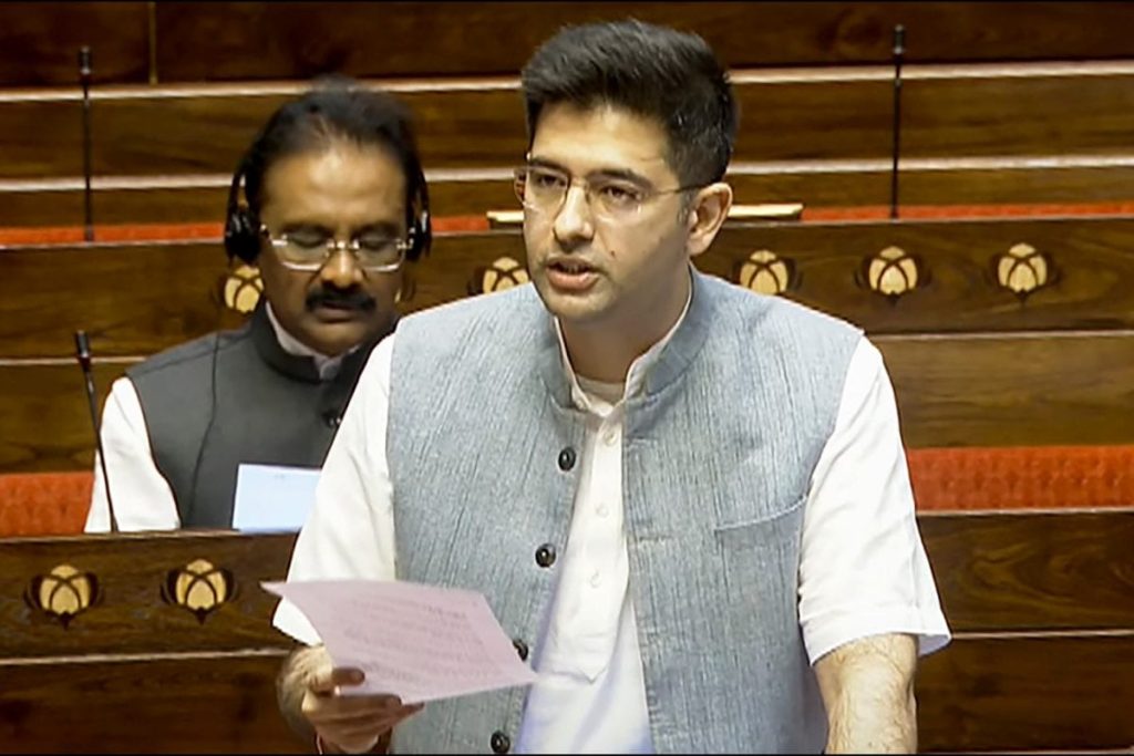 AAP Hits Out At Raghav Chadha: 'Can Either Struggle To Save India Or Make Samosas Cheaper'