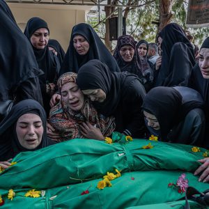 Lebanese Mourn Eight Members of One Family Killed in Israeli Strike