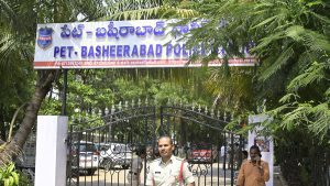 Bandi Sanjay’s son misses time to appear before investigators in POCSO case, women stage protest at police station