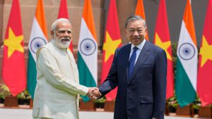 Vietnam President To Lam accorded ceremonial welcome at Rashtrapati Bhavan on his maiden visit to India