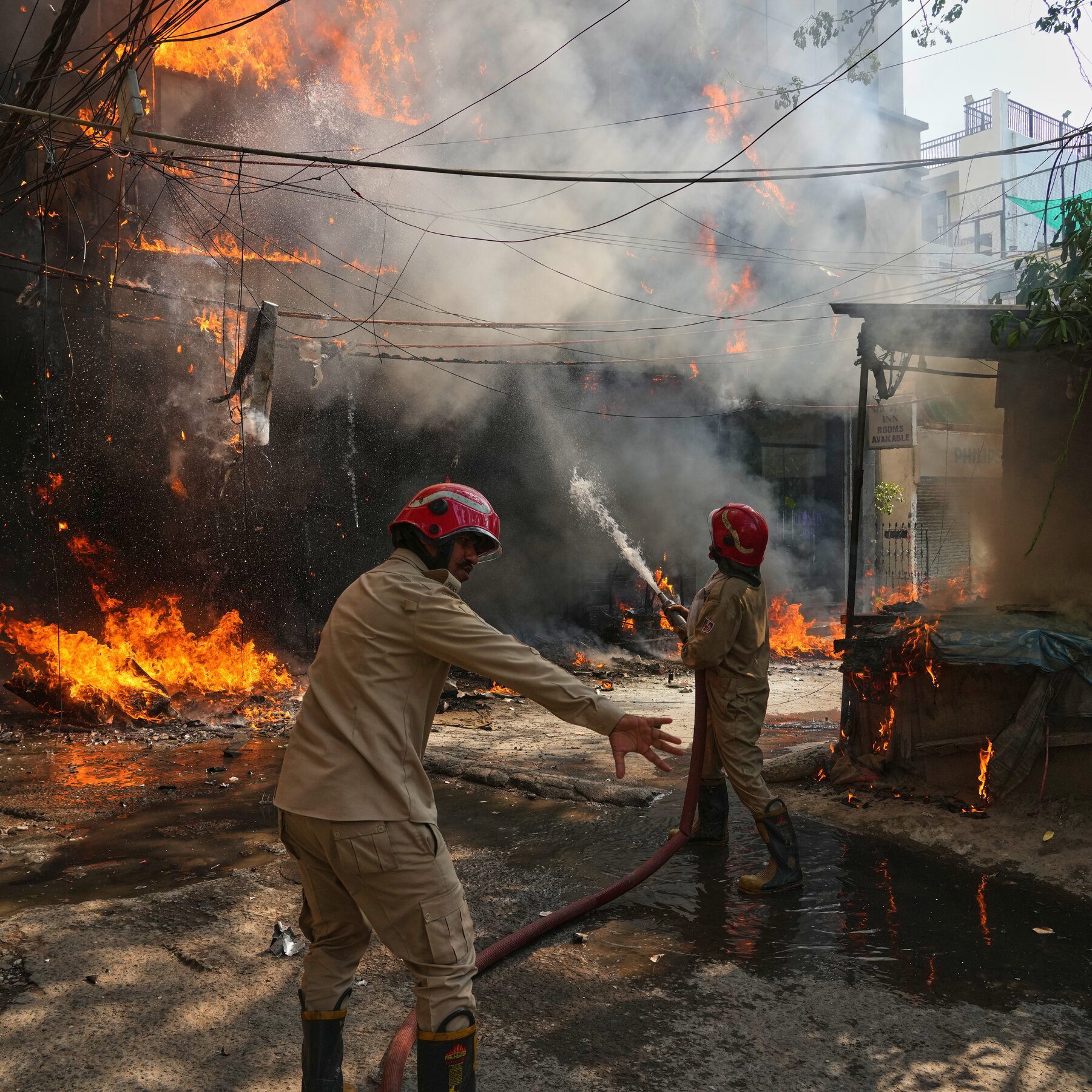 New Delhi Hotel Fire Kills 21