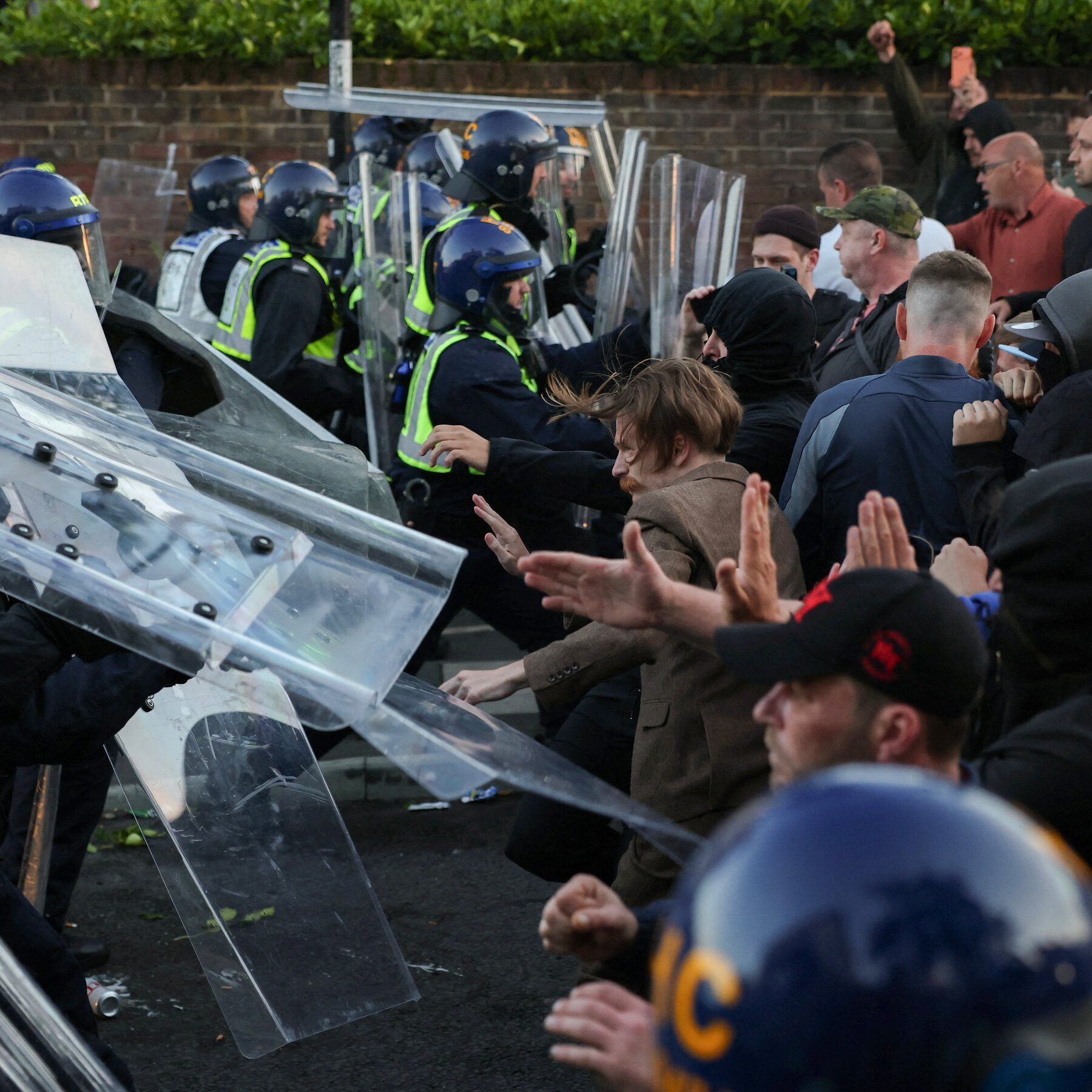 UK Protests Over Henry Nowak Murder Case Turn Violent, 11 Officers Injured