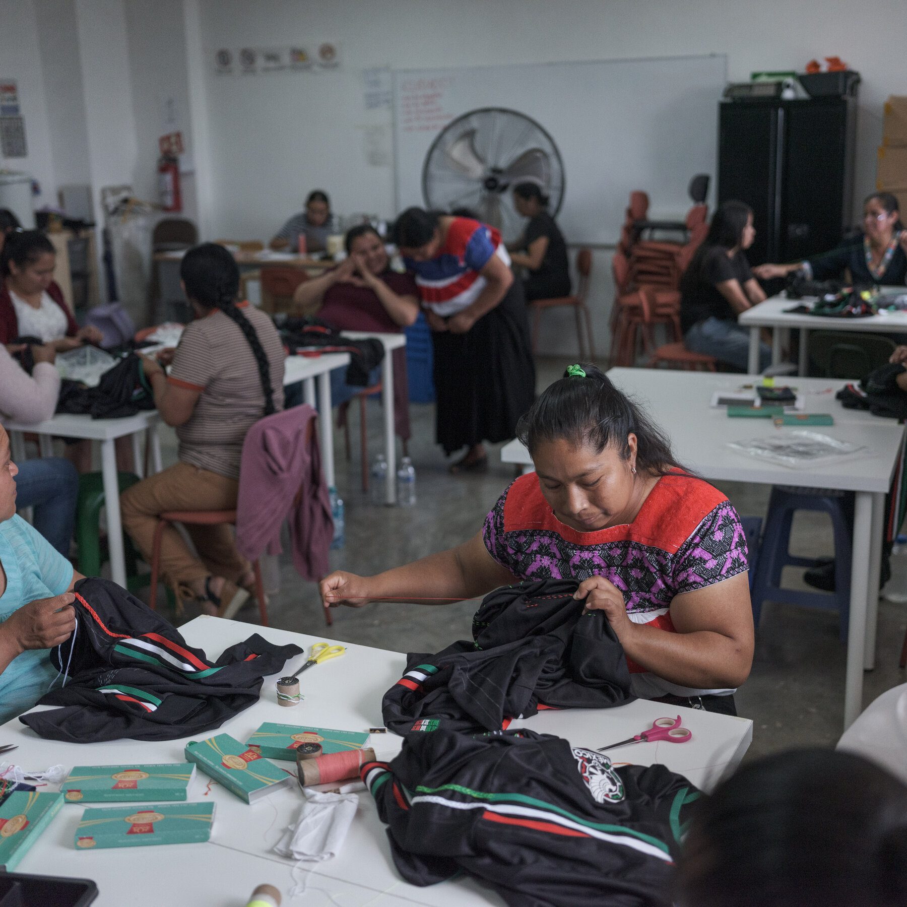 Adidas partners with Mexican government to manufacture World Cup jerseys.