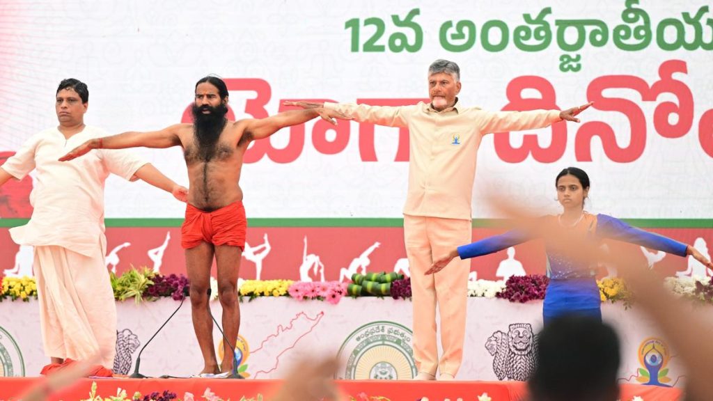 Permanent yoga centres to be set up in A.P.’s Swarna Grama and Ward Secretariats: CM Naidu
