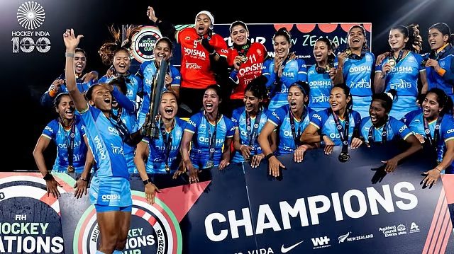 India Beat New Zealand 2-0 to Win Second FIH Women’s Nations Cup Title, Secure Pro League Promotion