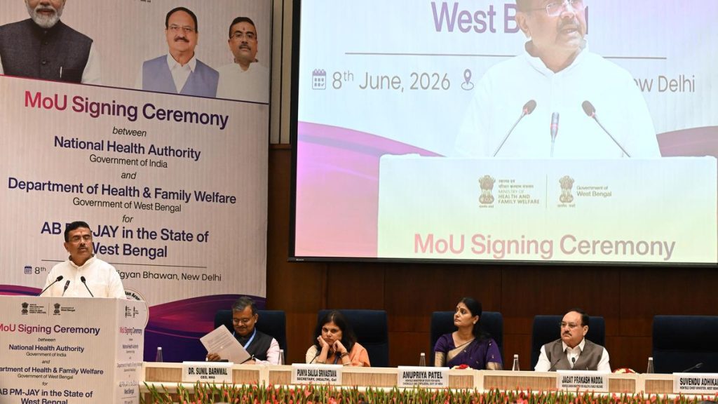 West Bengal joins Ayushman Bharat scheme