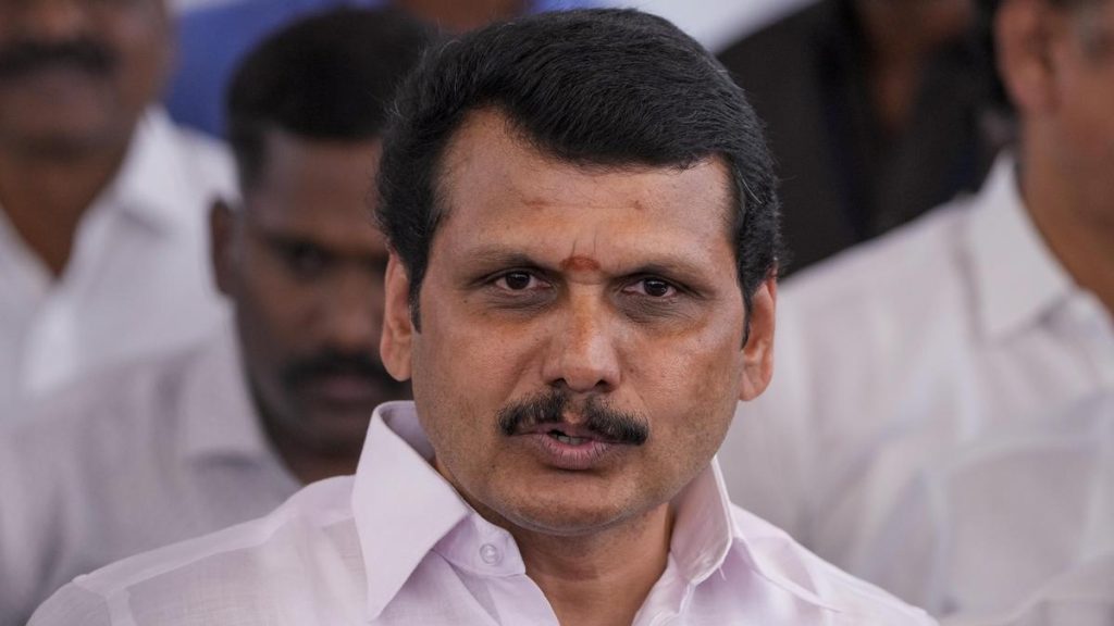 DMK govt.’s work in Electricity Dept. ‘conveniently ignored’ in White Paper: Senthilbalaji