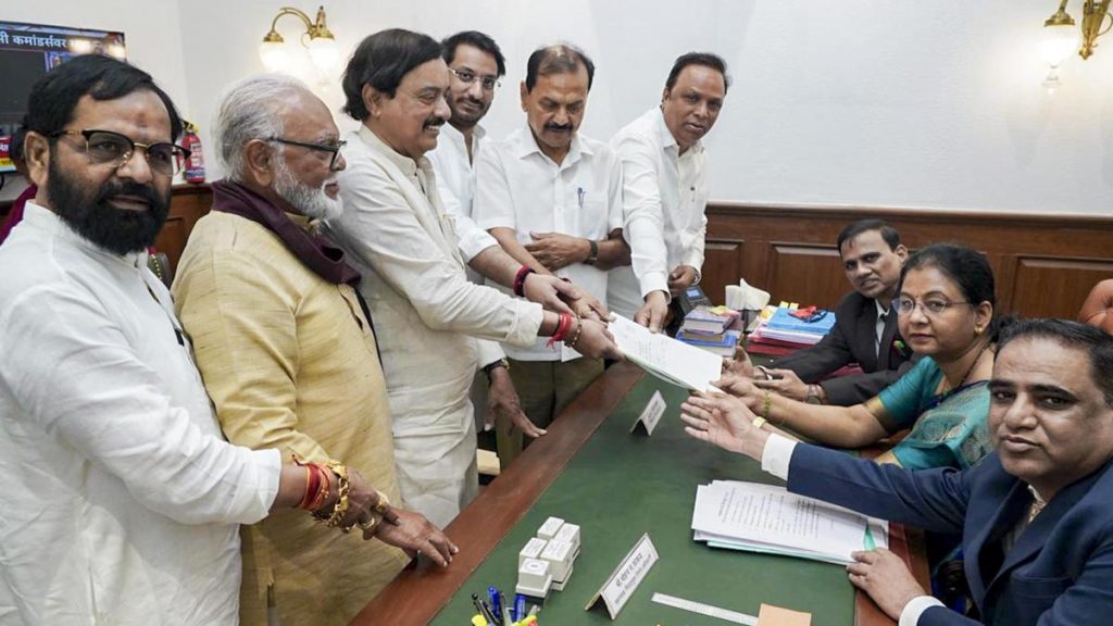 Chhagan Bhujbal sidelined, NCP’s Rajendra Jain files nomination for Rajya Sabha
