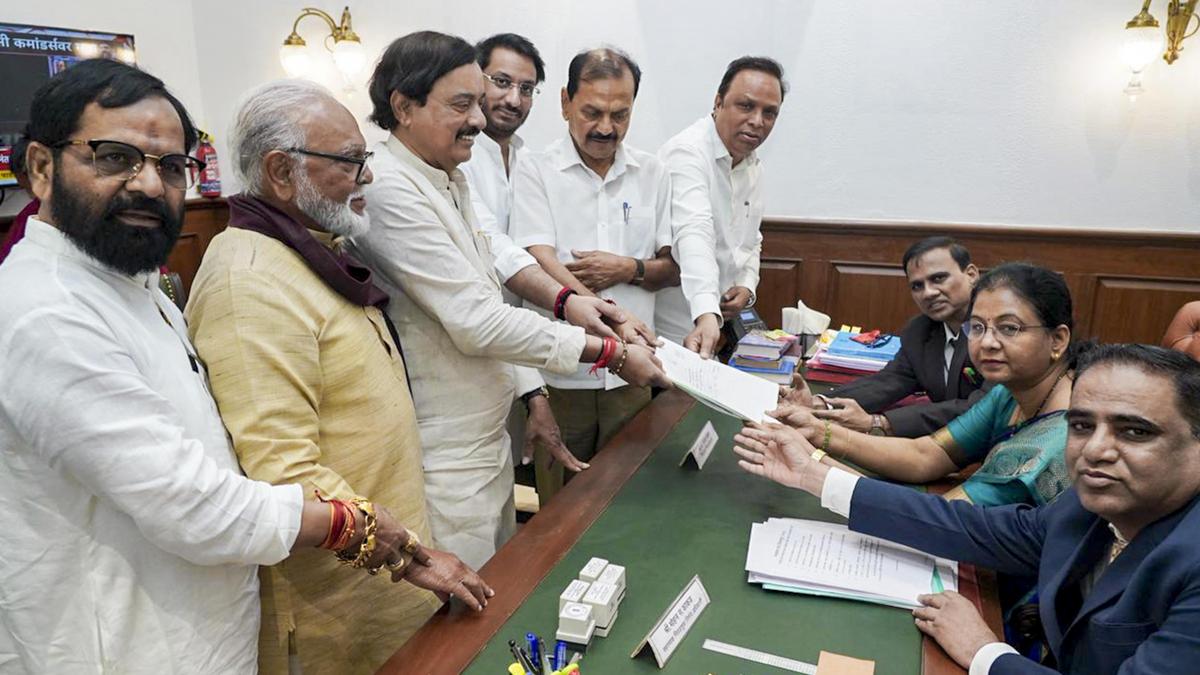 Rajendra Jain files Rajya Sabha nomination