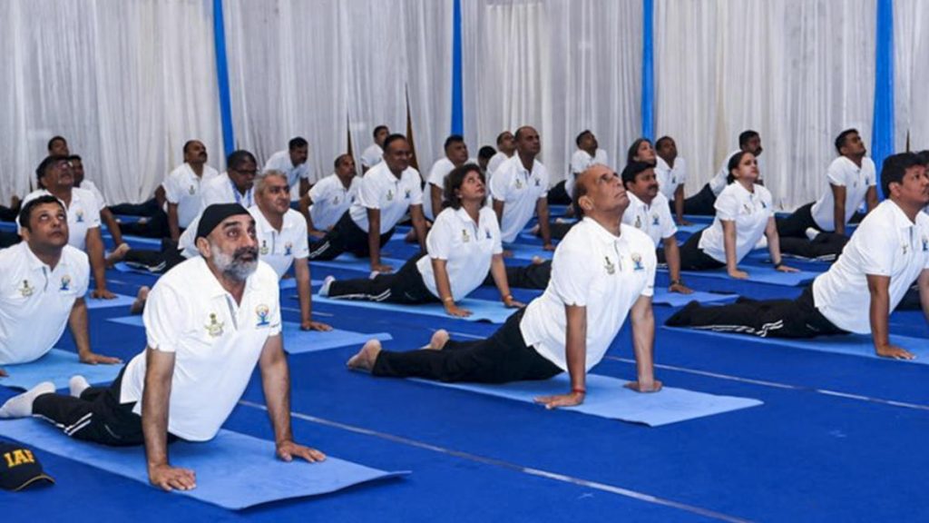 From Shillong to seas: Armed forces celebrate International Day of Yoga across India