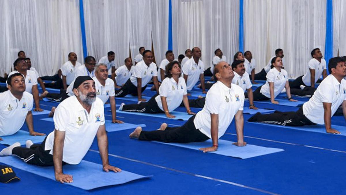 Armed Forces Celebrate International Day of Yoga Across India.