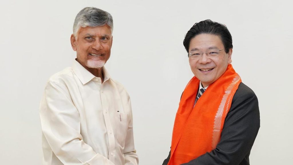 Chandrababu Naidu meets Singapore PM Lawrence Wong, seeks partnership in semiconductors and AI