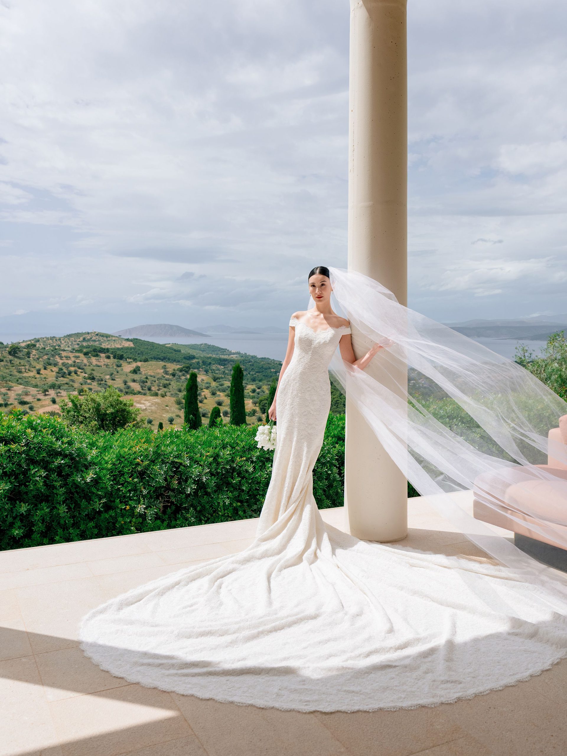 Chanel! Dior! Schiaparelli! The Bride Wore 13 Couture Looks for Her Multi-Continental Wedding