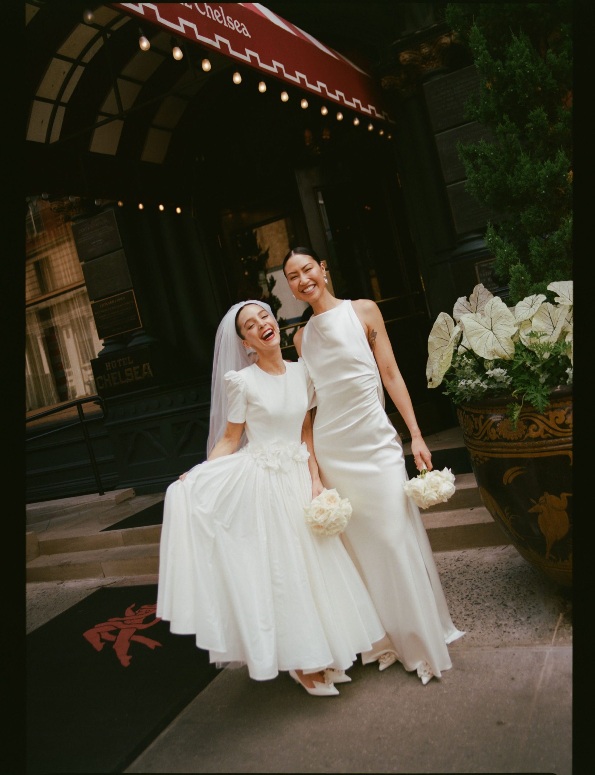 The Brides Proposed With Prada—and Tied the Knot at New York City Hall