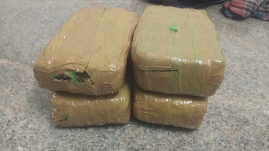 GRP seize 12 kg of ganja at Jolarpet railway station