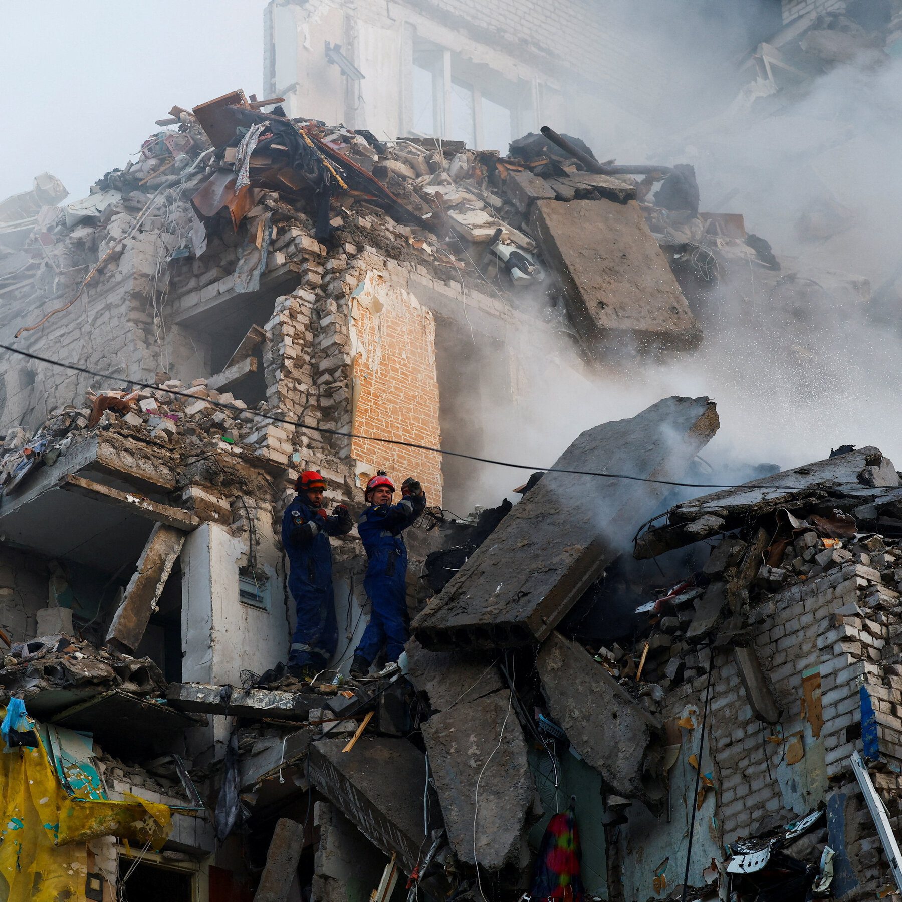Russia Launches Bombardment of Kyiv.
