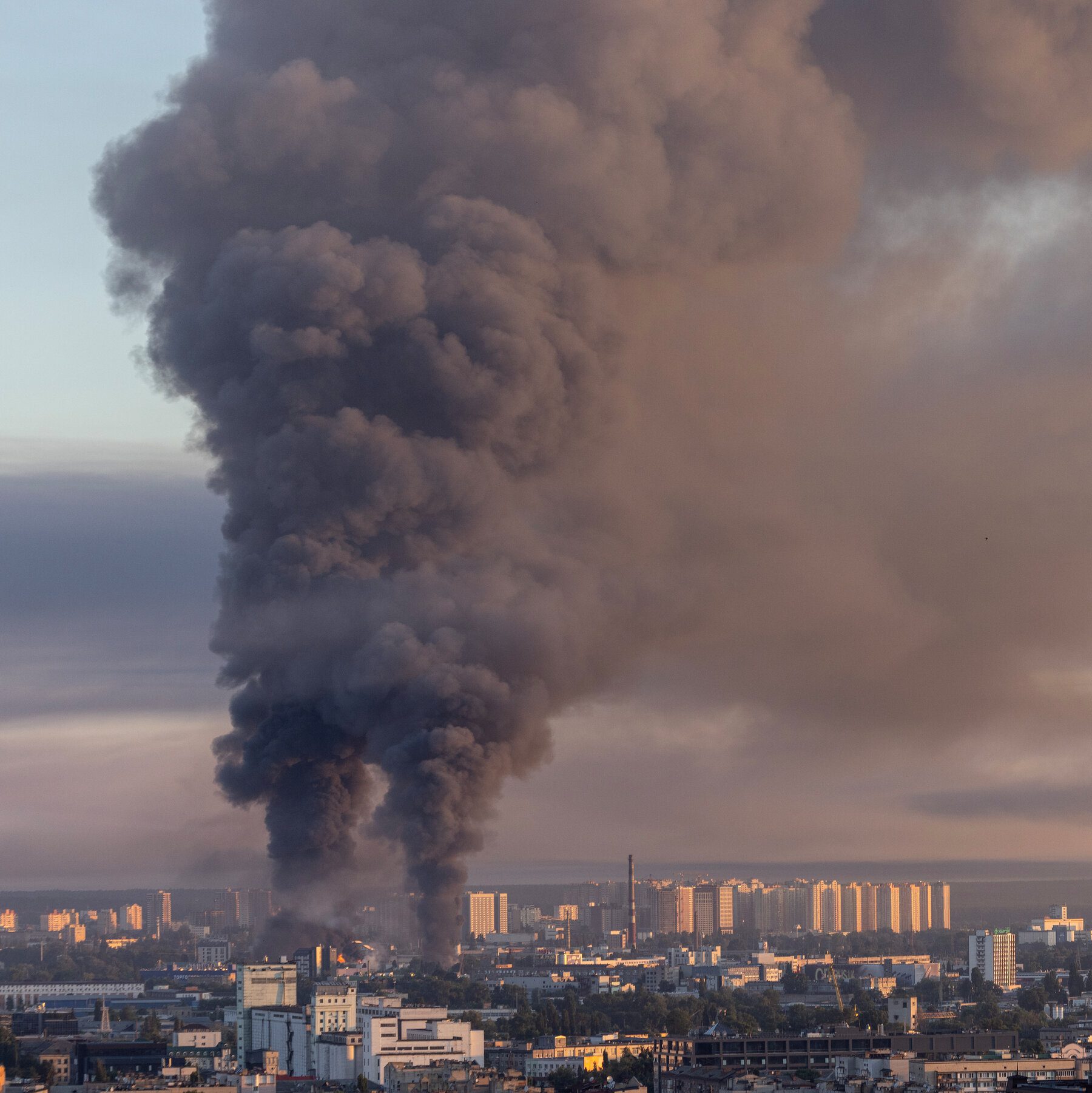Russia launches drone and missile strikes on Kyiv, killing at least 21 people.