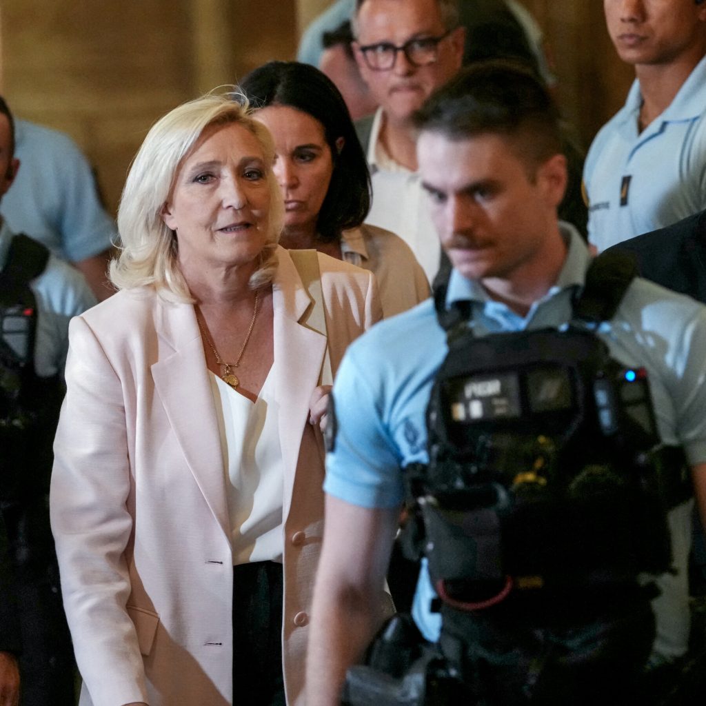 Marine Le Pen Faces Allegations of Misusing European Parliament Funding.