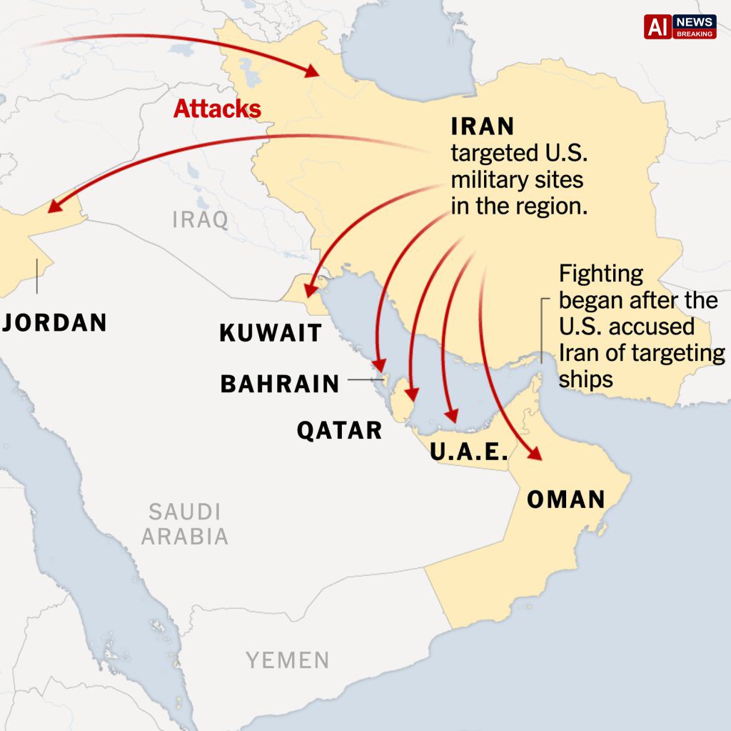 US and Iran launch attacks in Middle East