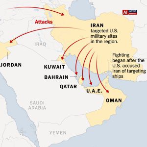 US and Iran launch attacks in Middle East