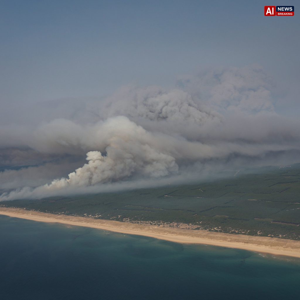 Heat From France’s Wildfires Creates a ‘Fire Cloud,’ or Pyrocumulonimbus