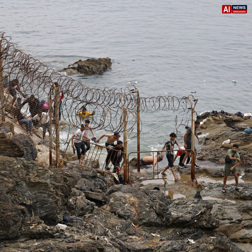 Spanish Prime Minister Arrives in Ceuta Amid Migrant Crisis