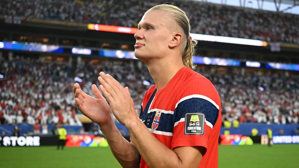 Erling Haaland vs. Inglaterra: cámara exclusiva del delantero durante el partido