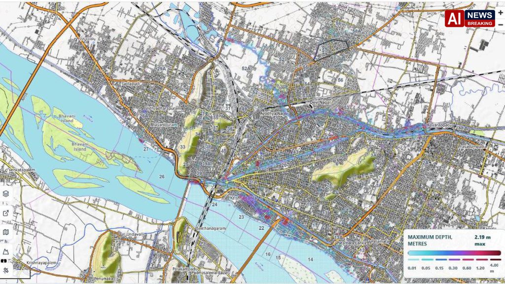 Andhra Pradesh Unveils AI Platform to Predict Urban Floods in Vijayawada