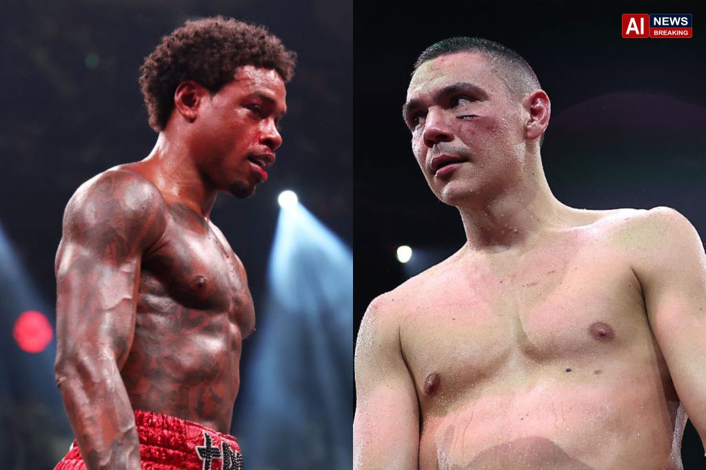 Errol Spence Jr. to face Tim Tszyu in middleweight boxing match.