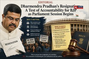 Editorila on Resignation of Dharmendra Pradhan