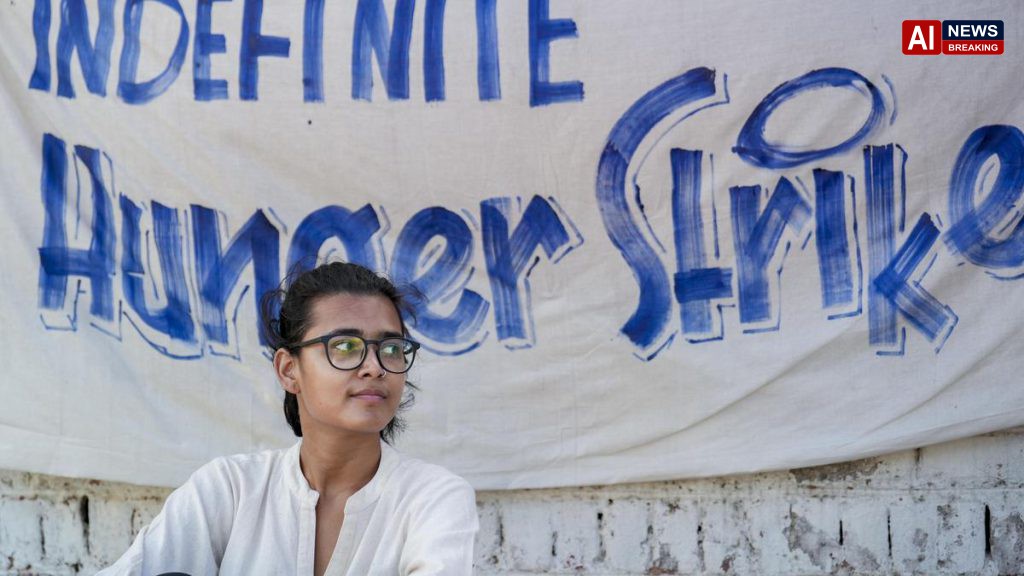 Neha Leads Hunger Strike Entering 11th Day