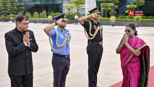 Murmu departs for three-nation European tour to boost ties