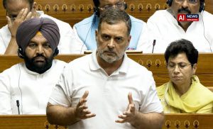 'A Student Told Me Andhbhakt Believes One Person Is God': Rahul Gandhi's Remarks Trigger Uproar in Parliament