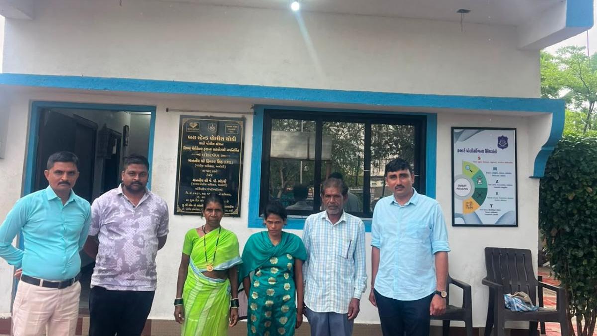 Gujarat police reunite woman with family