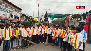 Karnataka Rakshana Vedike condemns CWRC water release recommendation for Tamil Nadu.
