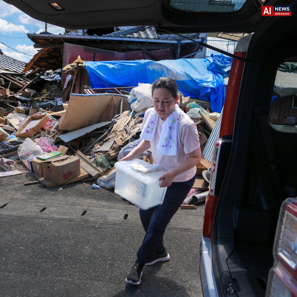 Japan’s Rescuers Battle Cruel Heat After Major Earthquake