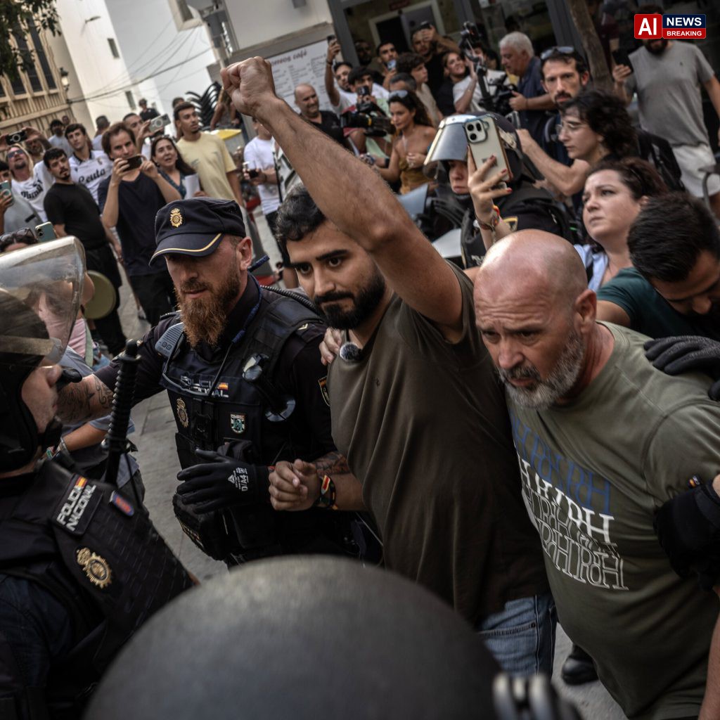 Migrant arrivals surge in Ceuta, sparking calls for tougher action.