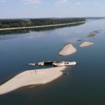 Danube River Experiences Record Low Water Levels Due to Severe Heatwave.